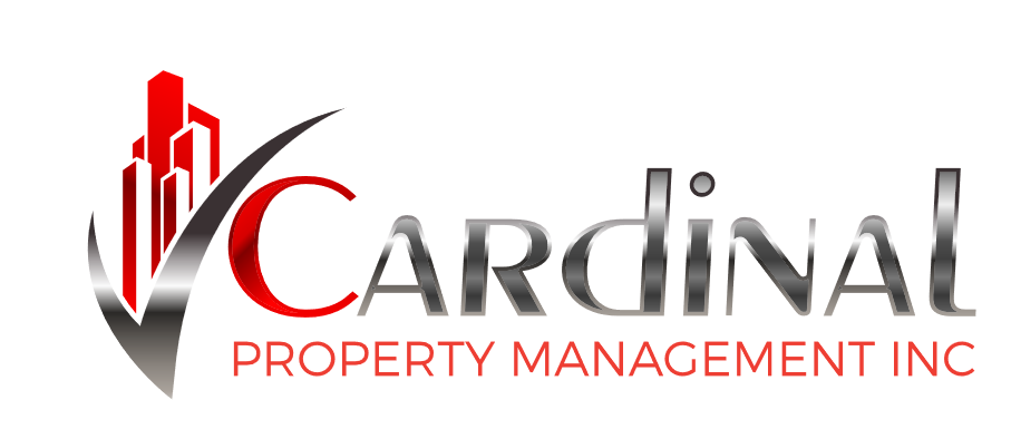 A logo of cardinal property management